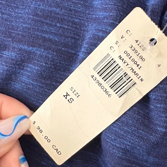 Maeve Asymmetrical Skirt in Deep Blue - Picture 7 of 7